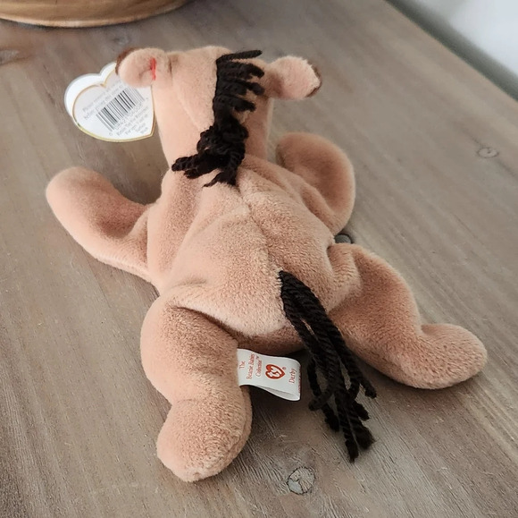 π΄ Ty Beanie Baby βDerbyβ the Horse β 1995 Vintage, No White Marking - Picture 4 of 12